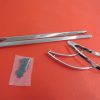 NEW 1940 Ford deluxe dash chrome trim set with clips - Image 2