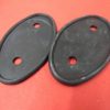 NEW 1930-32 Ford / 32-34 Pickup headlamp bar to fender pads PAIR - Image 2