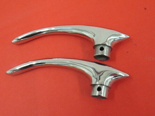 NEW 1932 Ford 3 Window coupe long point interior door handles PAIR  B-46266-AR 
