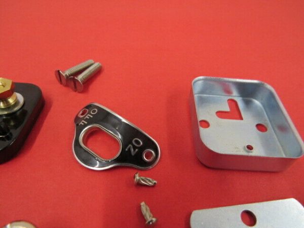 Ford 1937-47 Column Drop Ignition Lock Cylinder Set Screw Kit - Hurd Key, Flathead