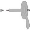 1928-39 Ford horn rod wire contact repair kit - Image 2