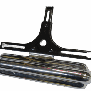 1941 Ford Super Deluxe restored front license plate bracket and guard