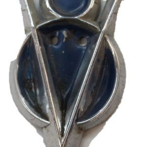 NOS 1935 Ford Pickup Grille V-8 Emblem