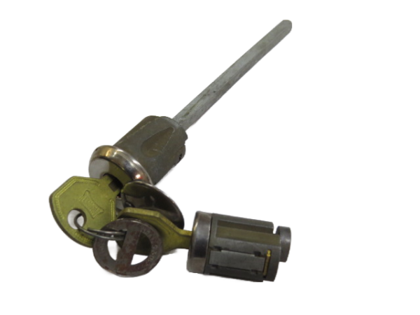 NOS 1932-46 Ford replacement Hurd ignition and door lock cylinders matching keys