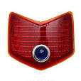 1940 Ford Blue dot tail lamp lens Glass