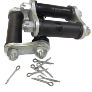 1932-34 Ford original appearing front polyurethane spring shackle set