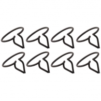 1939 Ford Deluxe, 1940 Car / 1940-41 Pickup hood center moulding clips