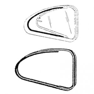 Ford 4 door sedan quarter window seals 1941-48