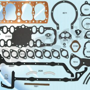 NEW 1945-58 Ford 59A Big Bore complete engine gasket set w/ copper head gasket BEST BRAND